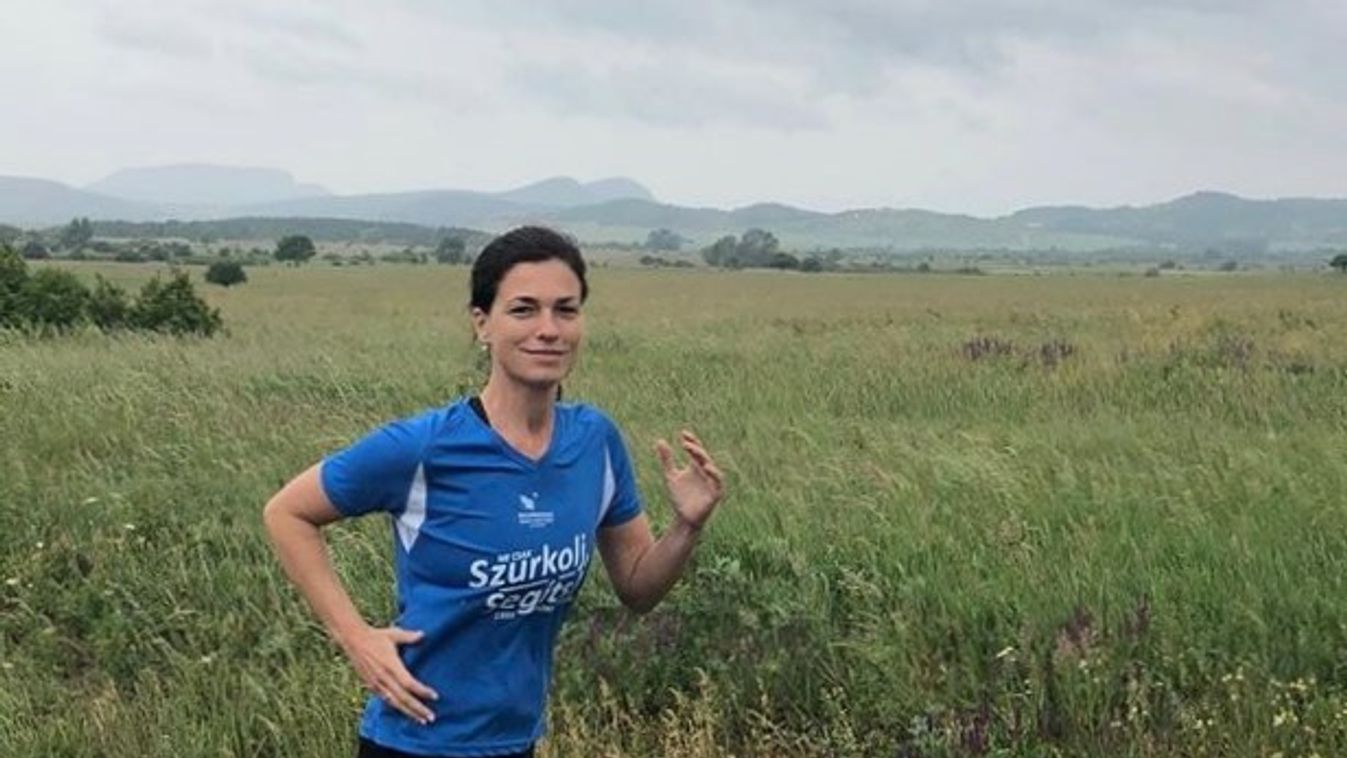 A jótékonysági futás után egy kis piacozásra indult Varga Judit
