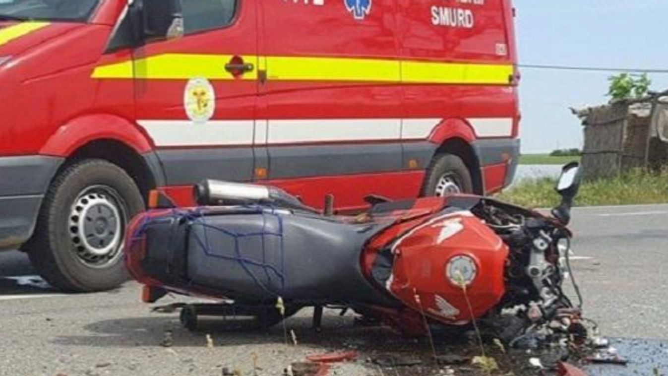 Szatmár megye: frontálisan ütközött két motoros; egyikük meghalt, a másik kómába került