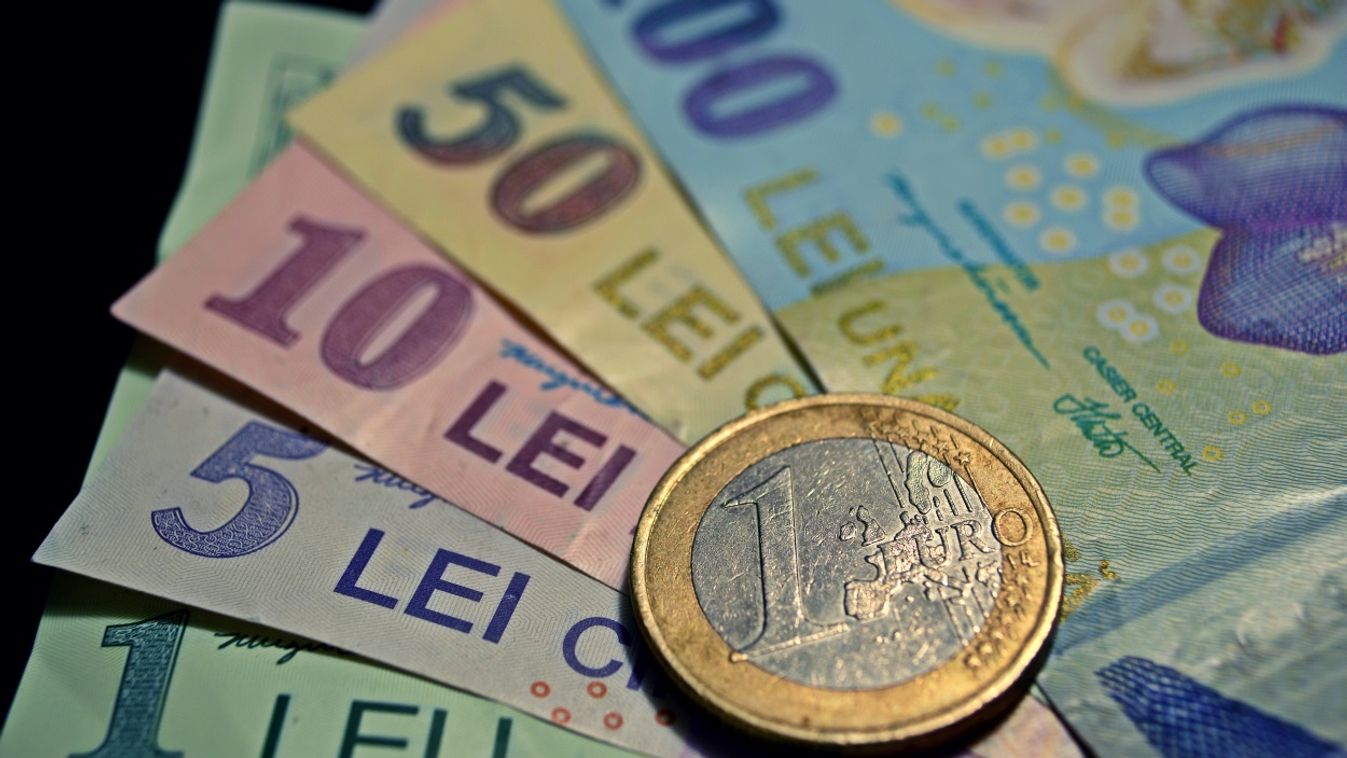 Újabb történelmi csúcson a lej/euró árfolyam
