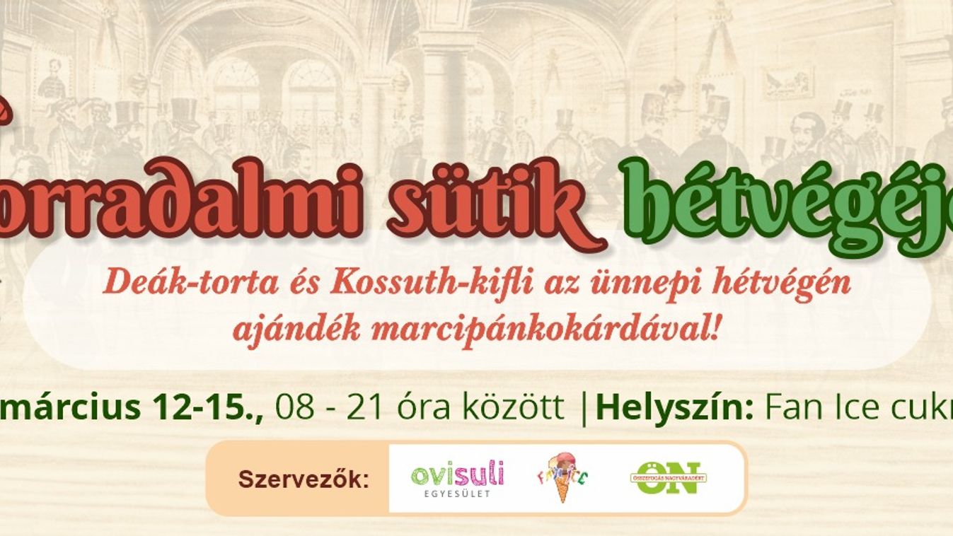 Forradalmi sütik hétvégéje