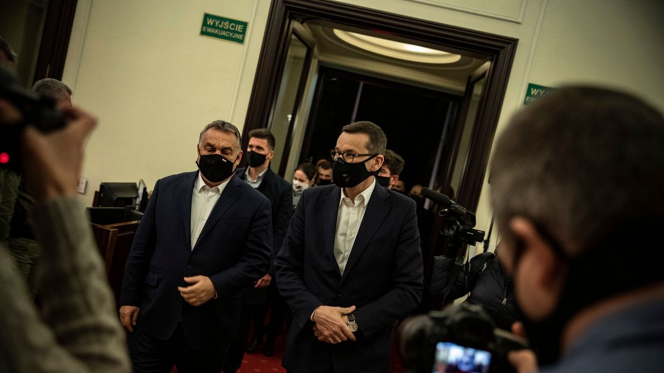 Varsóban fogadta Orbán Viktort a lengyel miniszterelnök