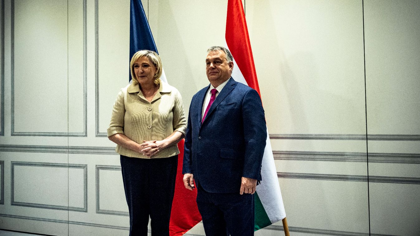 Orbán Viktor Le Pen francia elnökjelölttel tárgyalt