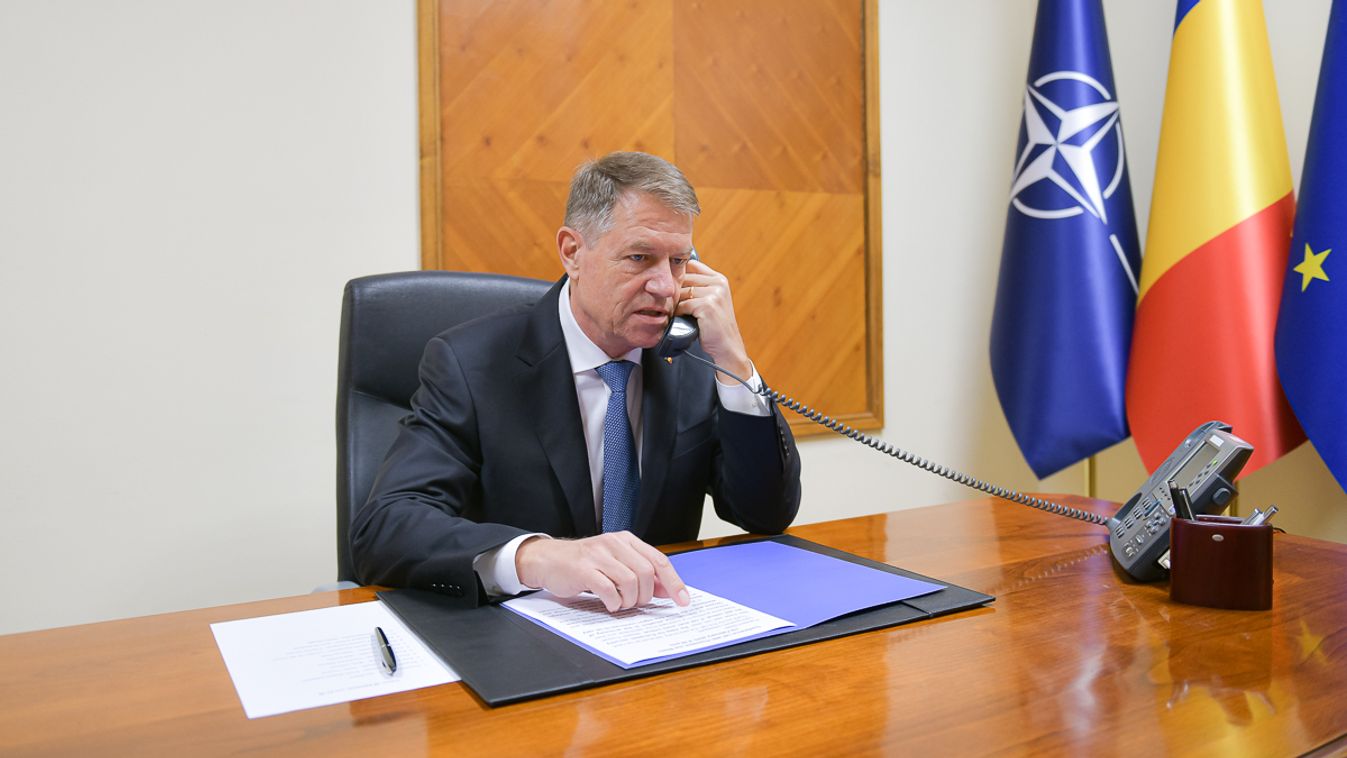 Iohannis csütörtökön telefonon egyeztetett ukrán hivatali kollégájával