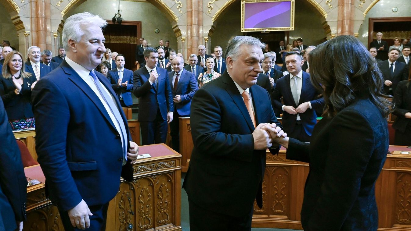 Orbán Viktor: Sok sikert, elnök asszony! (videó)