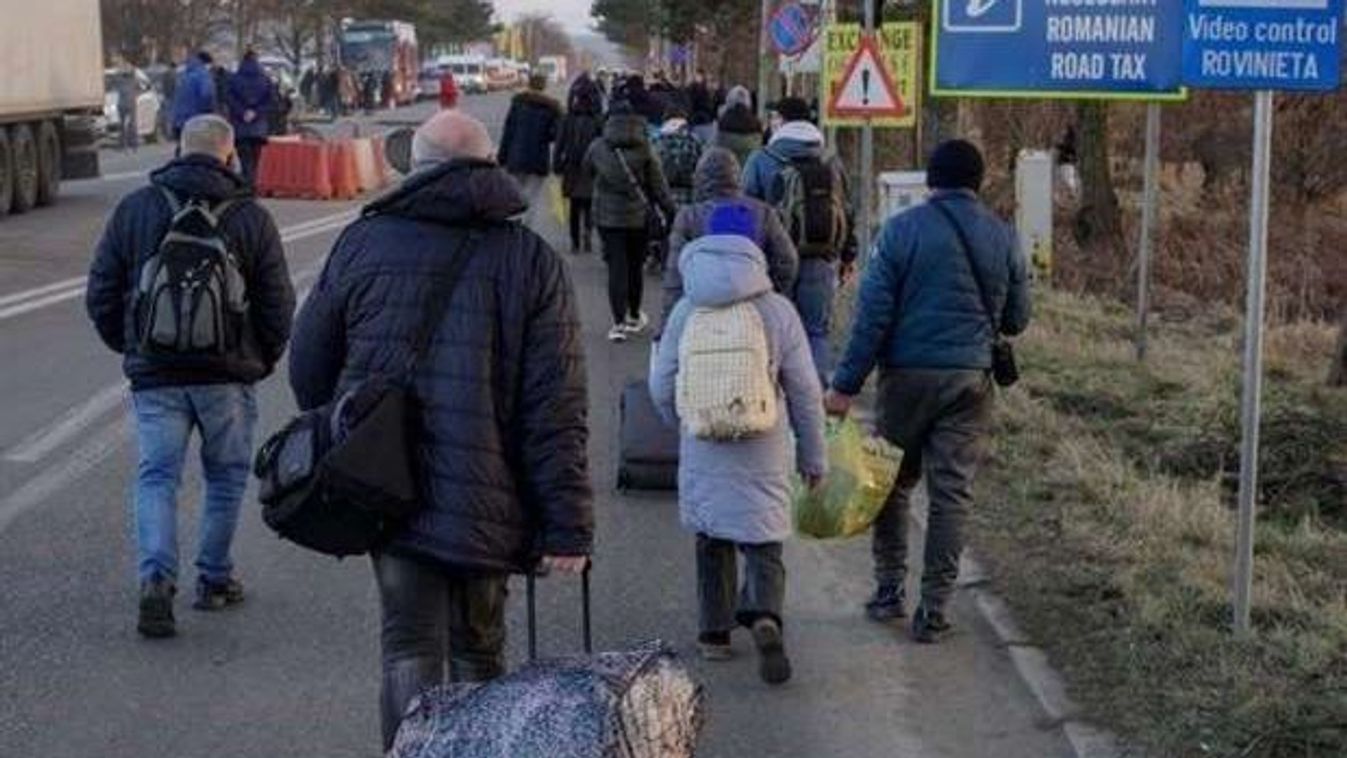 Belügyminisztérium: 5130 ukrán állampolgár érkezett szombaton Romániába