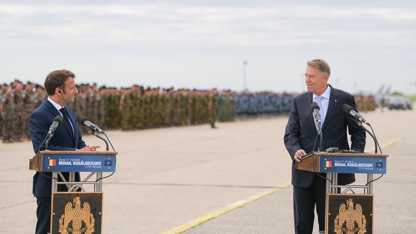 Iohannis: Megerősödött a Románia és Franciaország közötti biztonsági együttműködés
