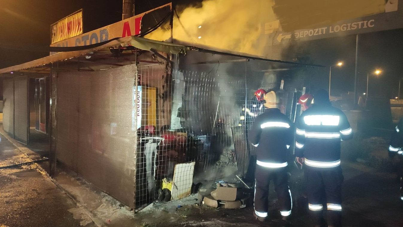 Tűz keletkezett egy raktárhelyiségben
