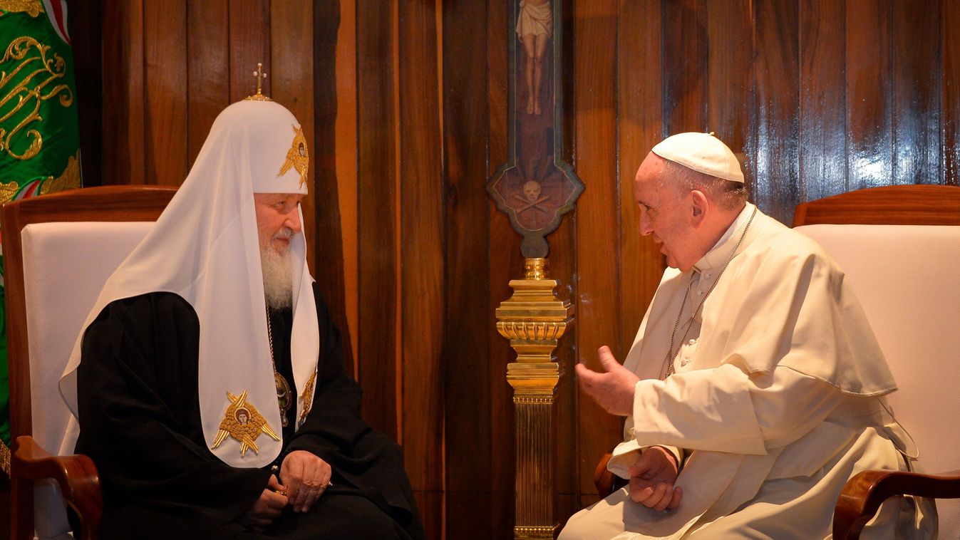 Mégsem találkozik Kirill pátriárka és Ferenc pápa