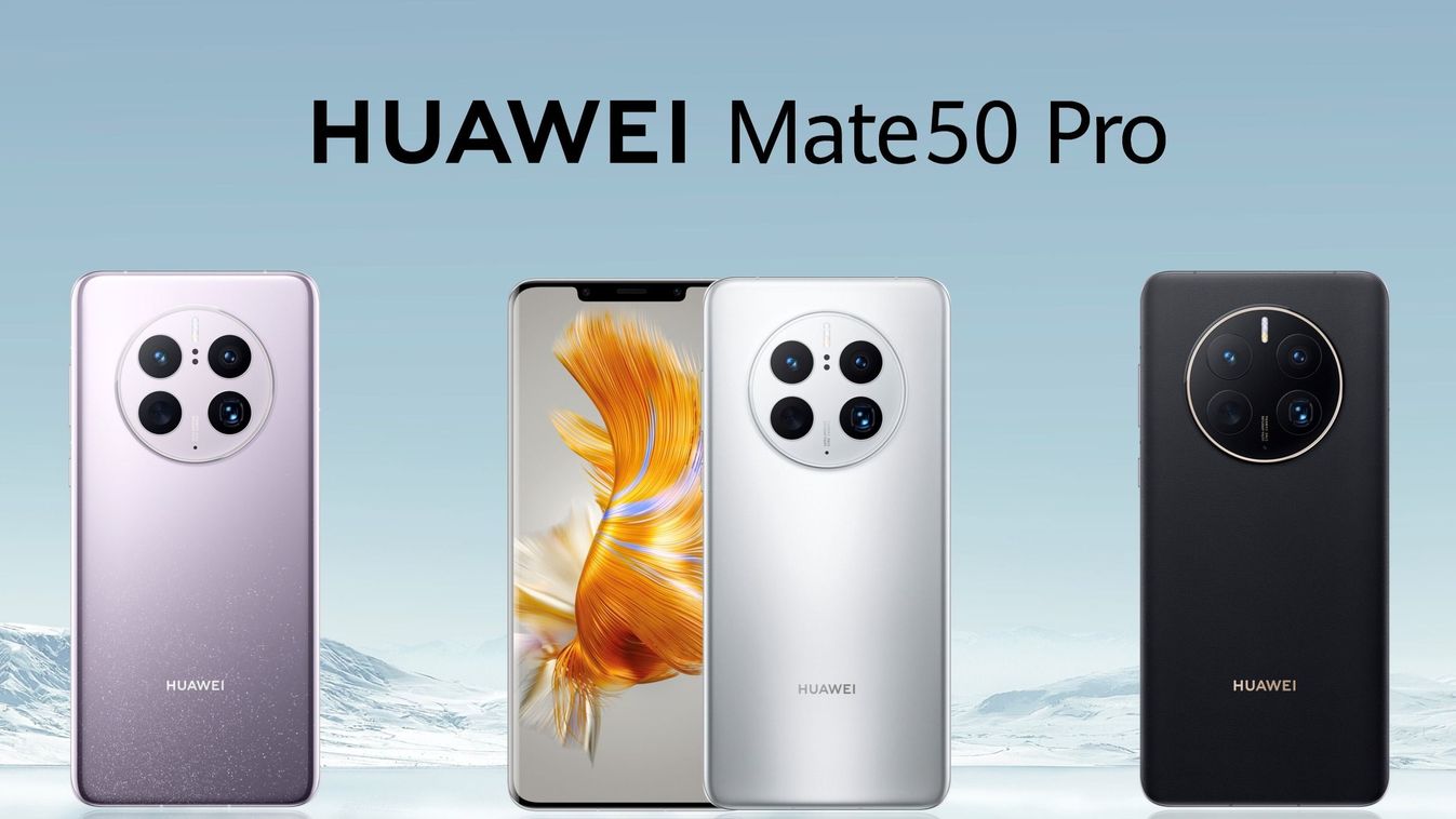 A Huawei bemutatta legújabb csúcsmobilját, a Mate 50-et