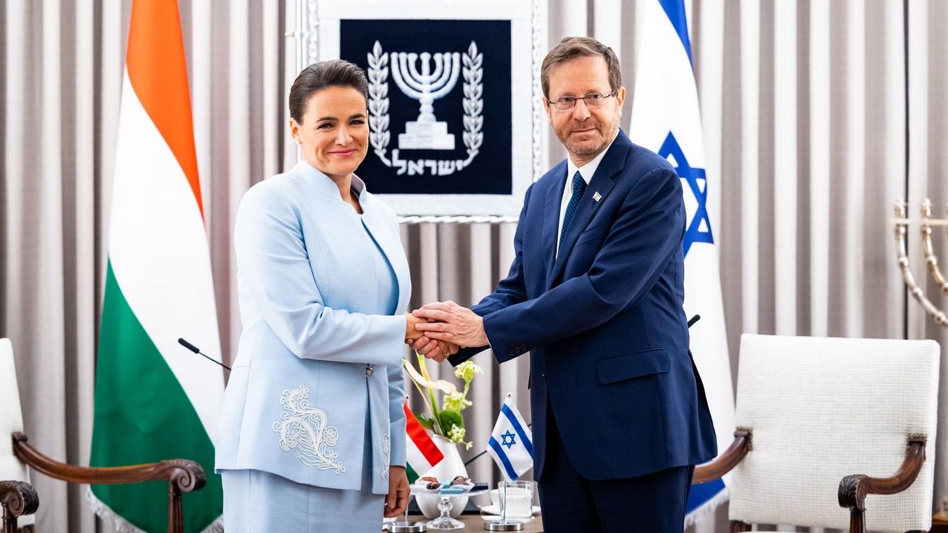 Novák Katalin: Magyarország és Izrael is a békét képviseli