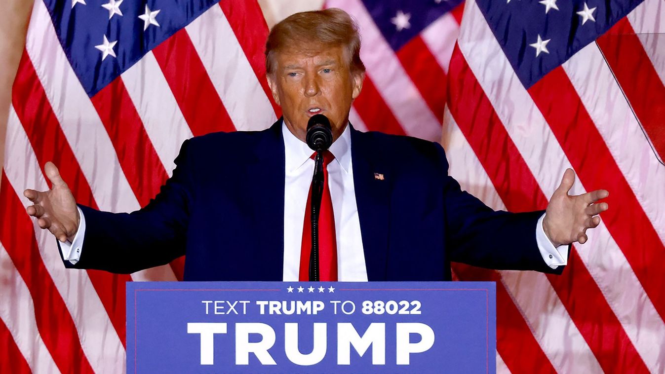 Donald Trump ismét indul az elnöki tisztségért