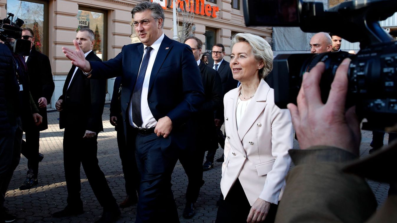 Von der Leyen: Horvátország kemény munkájának eredménye a kettős csatlakozás
