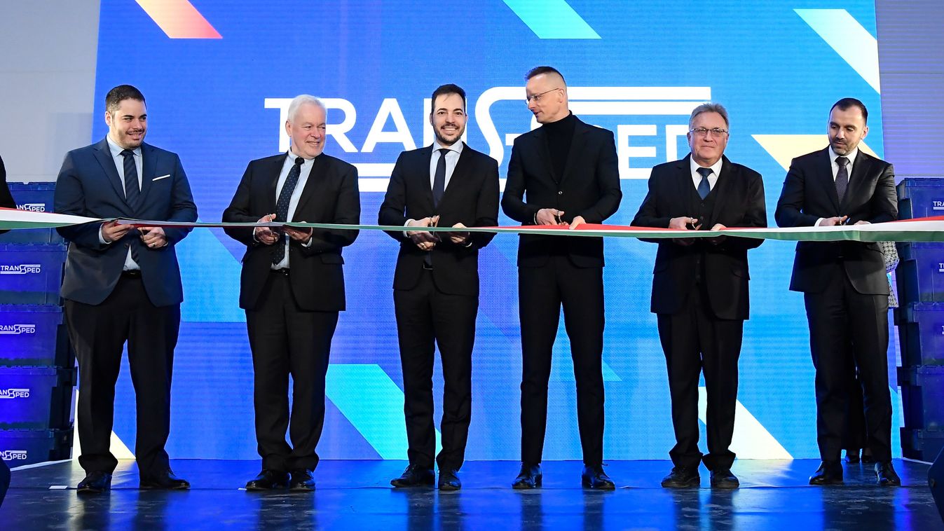 Szijjártó Péter: a Trans-Sped Kft. nyolcmilliárd forintos beruházással 270 új munkahelyet hoz létre országszerte (videó)
