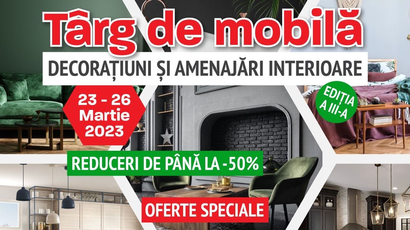 Akár 50 százalékos kedvezmények a Bútor-, dekorációs és lakberendezési vásáron, a nagyváradi ERA Parkban!
