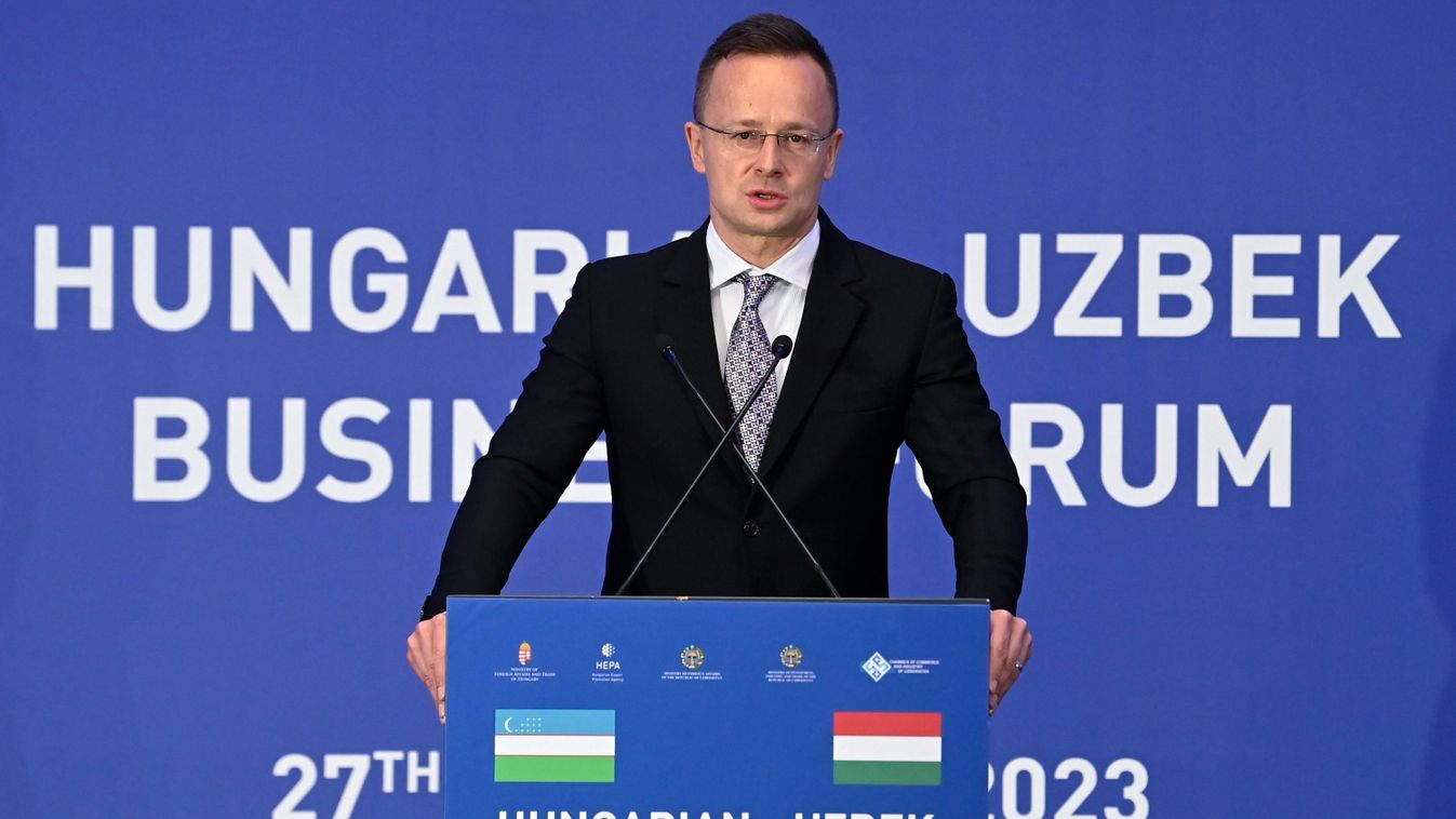 Szijjártó: minden feltétel adott a magyar–üzbég gazdasági együttműködés fejlesztéséhez (videó)