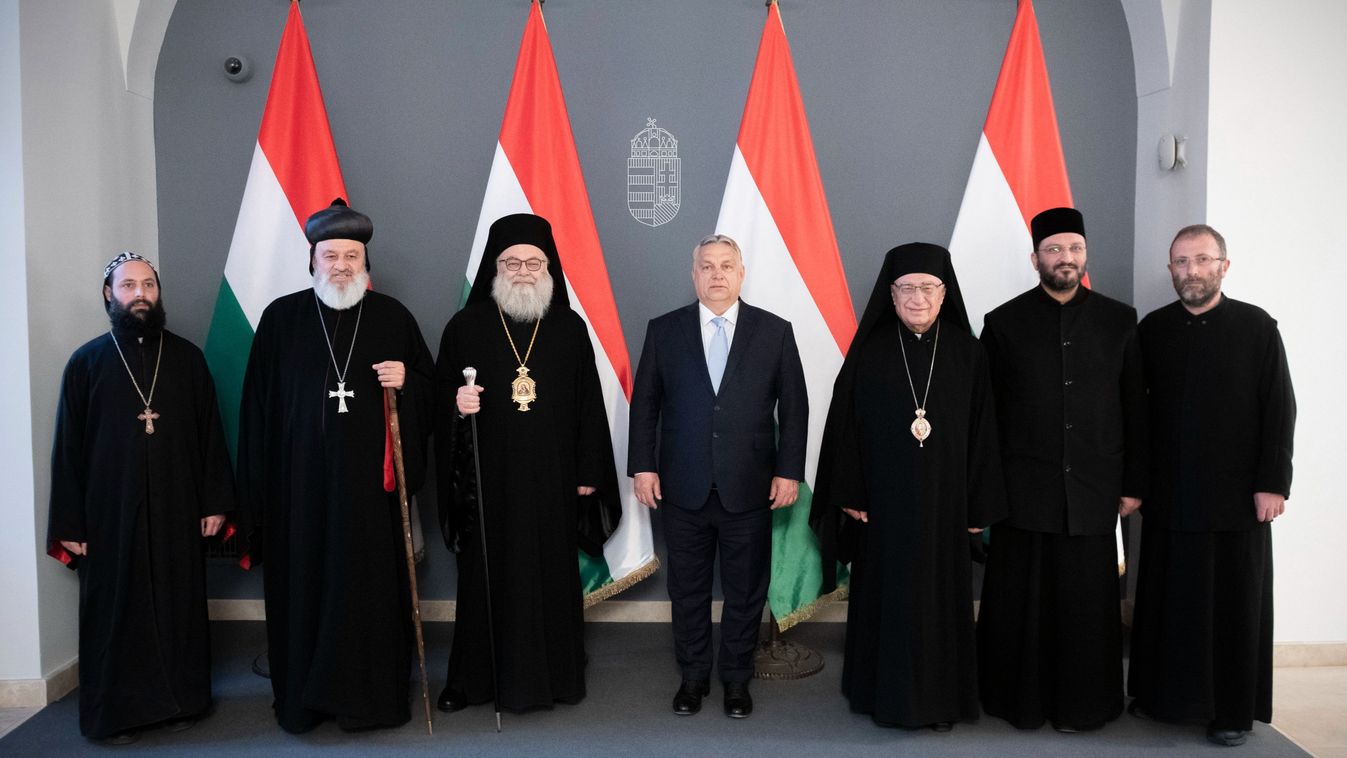 Szíriai keresztény vezetőkkel tárgyalt Orbán Viktor