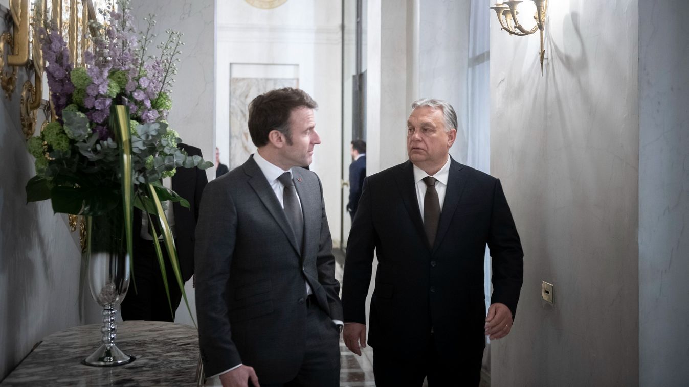 Európa jövőjéről egyeztetett Orbán Viktor a francia elnökkel