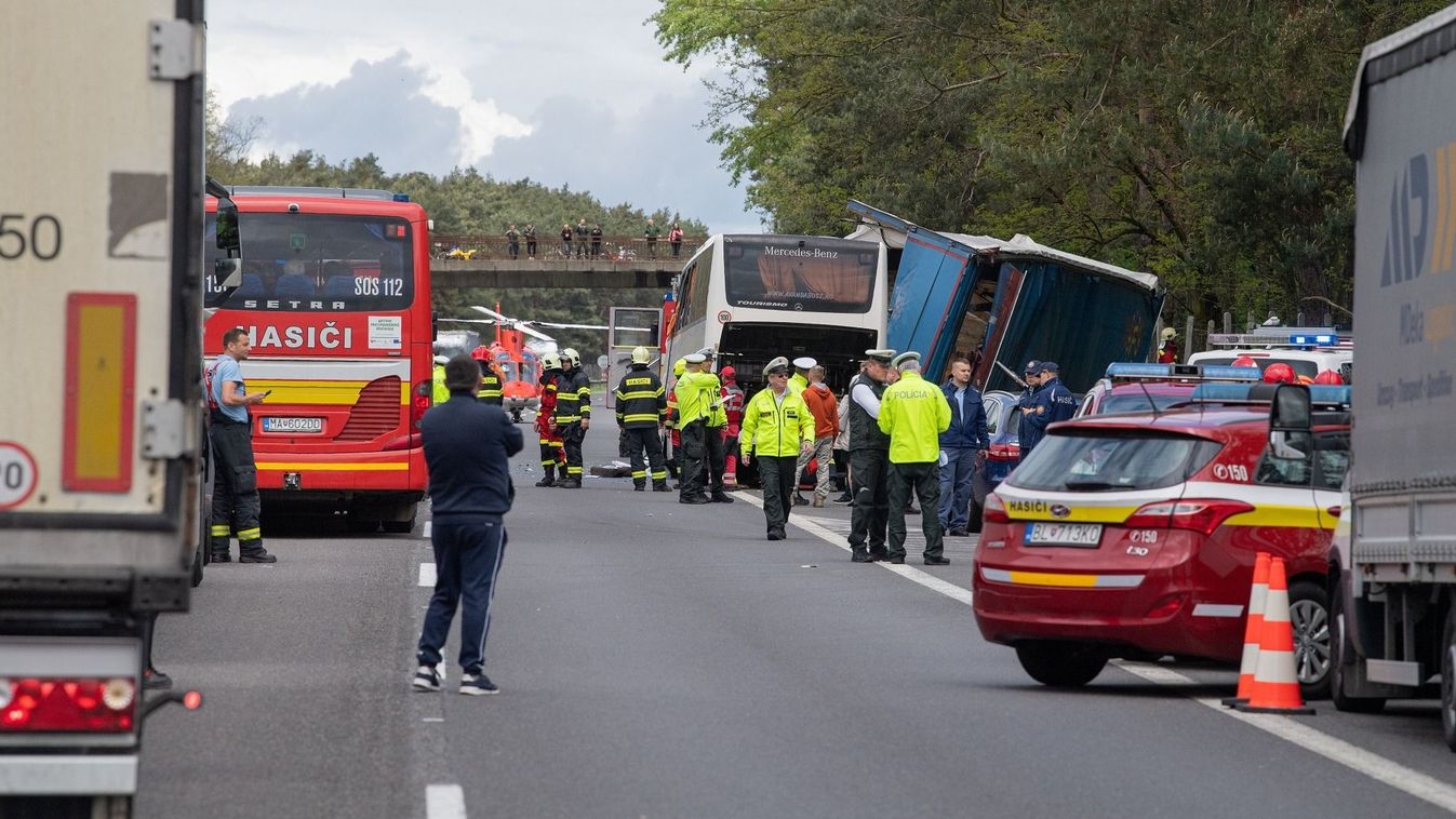 A szlovák hatóságok nyomozást indítottak a magyar buszbaleset ügyében