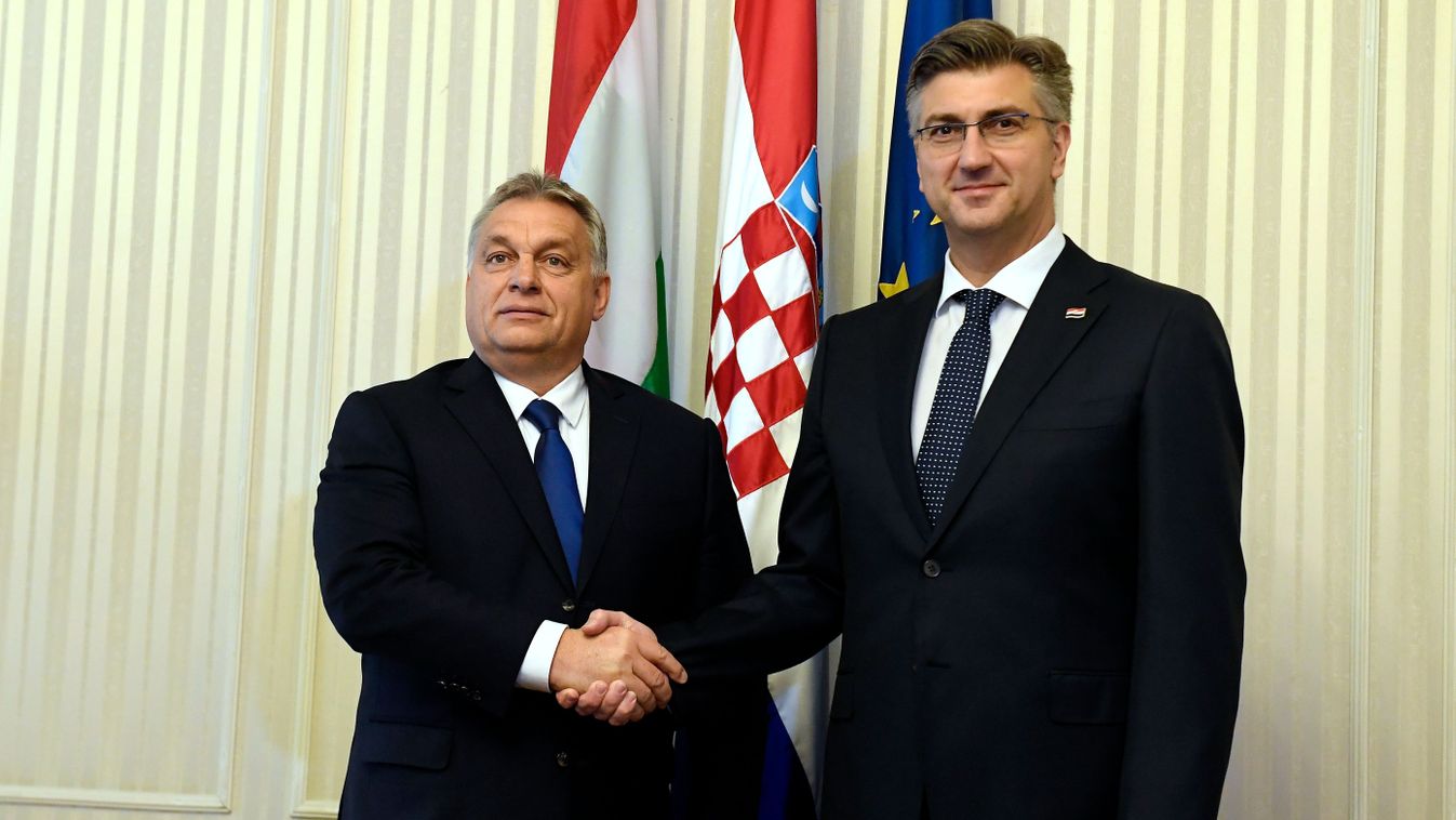 A nemzeti szuverenitás és a schengeni határok megvédéséről írt a horvát államiság ünnepén Orbán Viktor