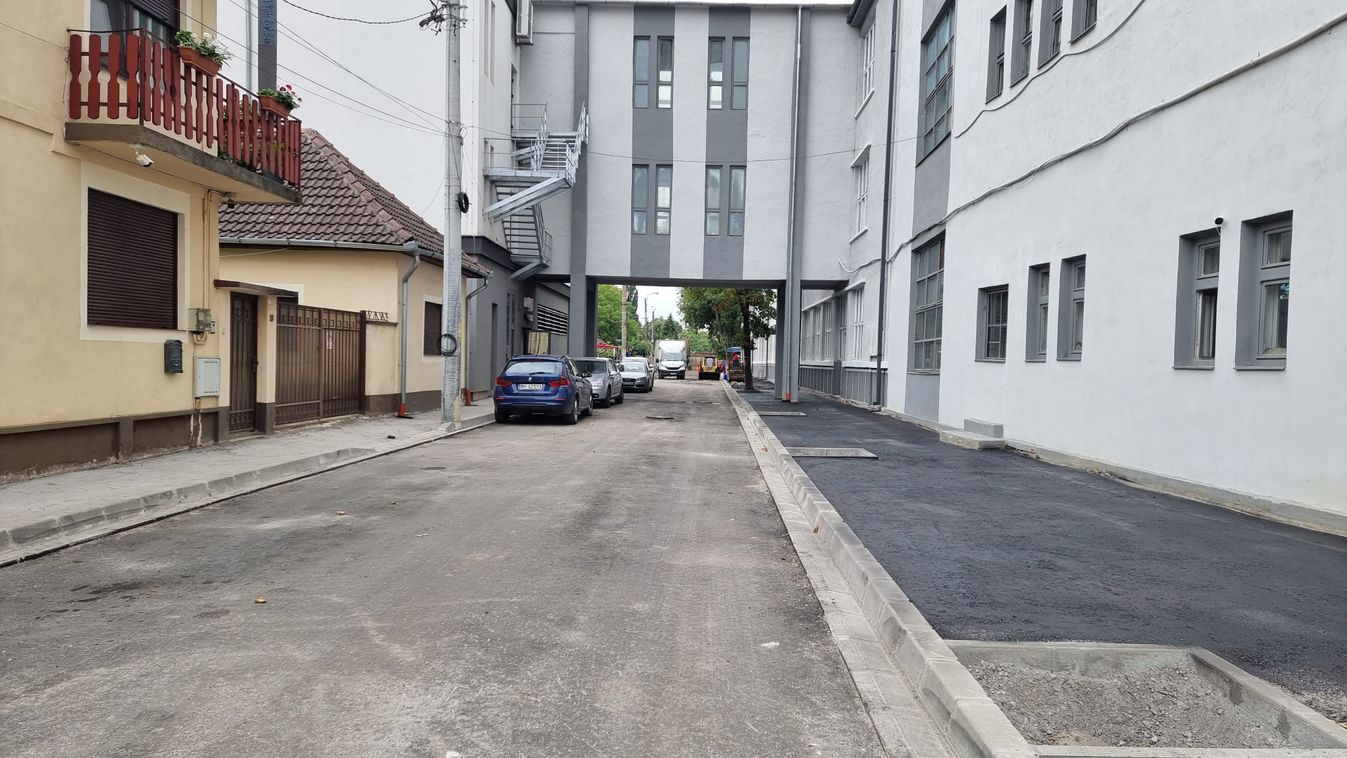 Megújuló utcák a Nagyváradi Egyetem környékén