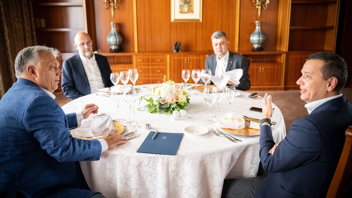Orbán Viktor a román miniszterelnökkel tárgyalt