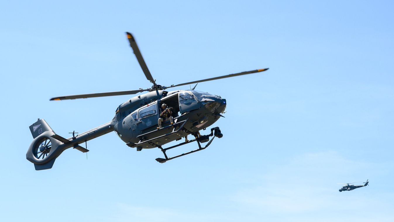 Így segítenek a Magyar Honvédség H145-ös helikopterei Szlovéniában (videó)