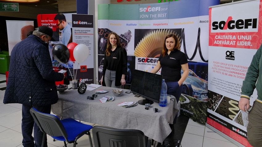 Sogefi, a leading supplier of original auto spare parts, will also participate in the Nagyvárad Job Expo