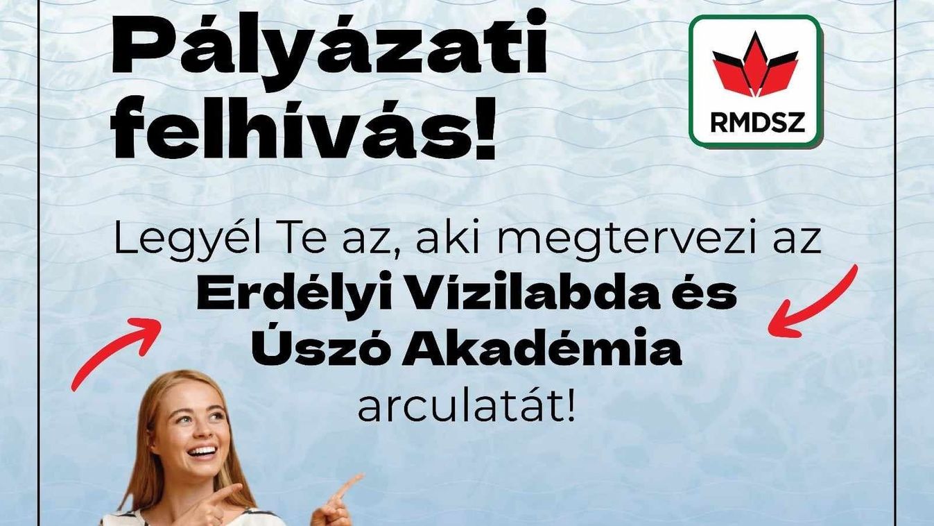 Logótervezési pályázatot hirdetett az Erdélyi Vízilabda- és Úszóakadémia