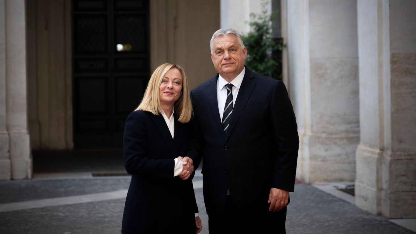Orbán Viktor az olasz miniszterelnökkel tárgyalt
