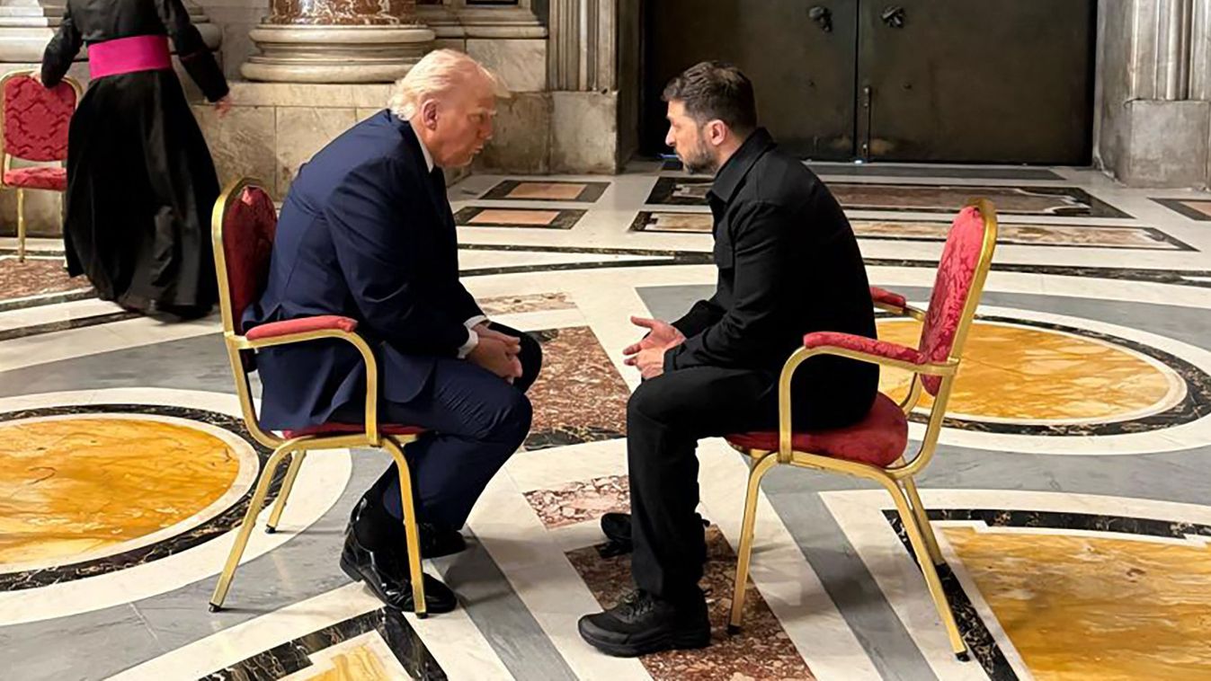 Rómában találkozott Trump és Zelenszkij