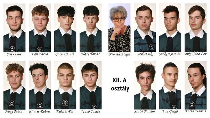 XII. A, elektrotechnika szak