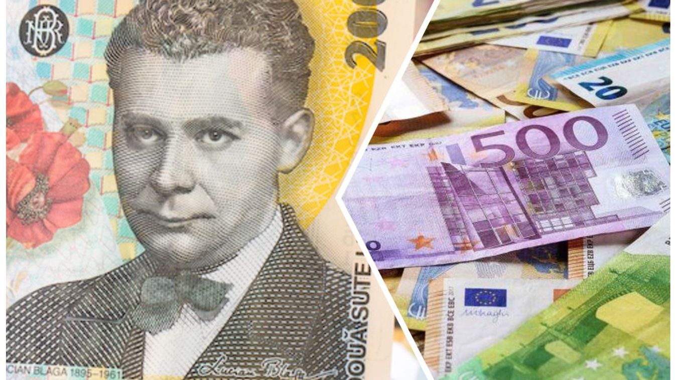 Szerdán tovább gyengült a román deviza, az euró árfolyama elérte az 5,0991 lejt