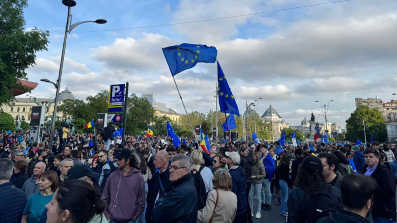 Európa-párti tüntetés zajlott Nagyváradon is