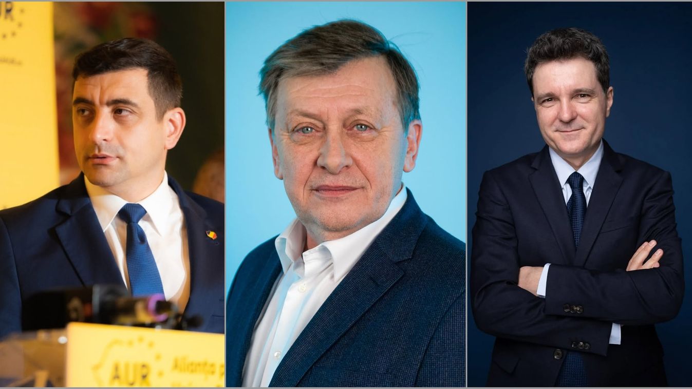 Exit poll: George Simion lett az első a romániai elnökválasztás első fordulójában