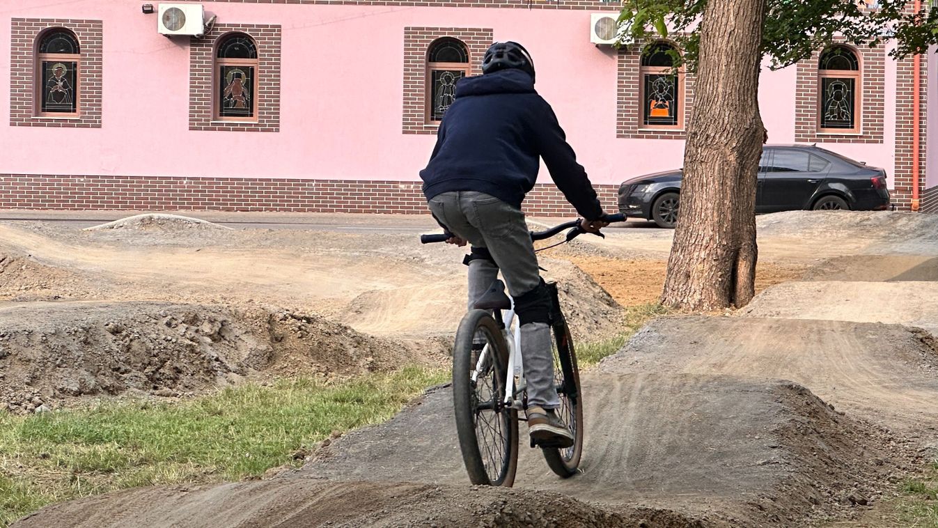 Új pumptrack-pálya a Ghioceilor parkban
